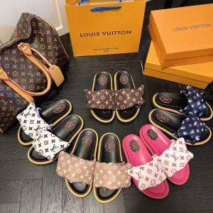 LV Puffy Slides